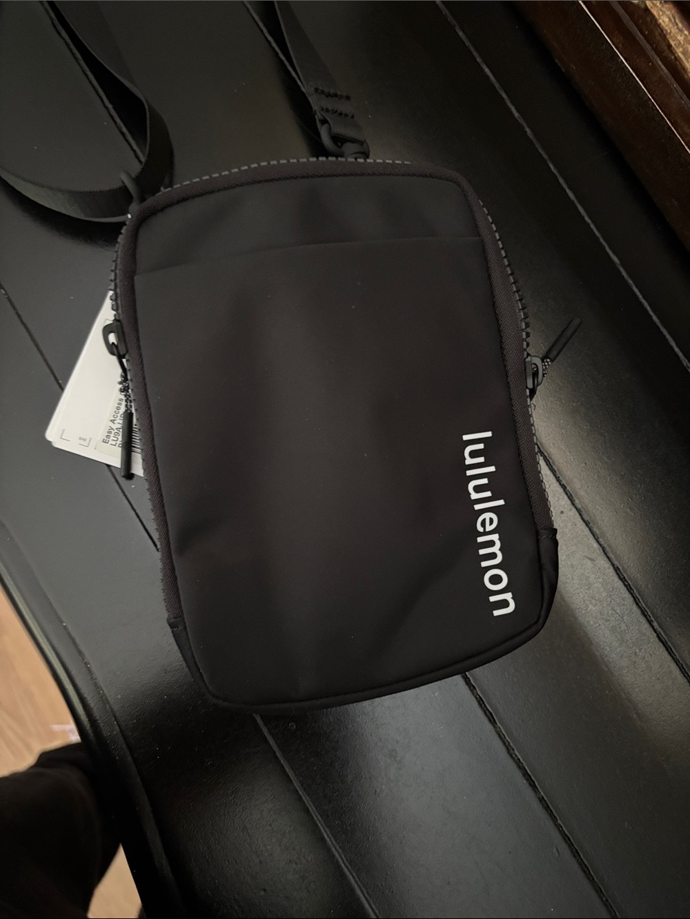 lululemon athletica Black Compact Crossbody Pouch